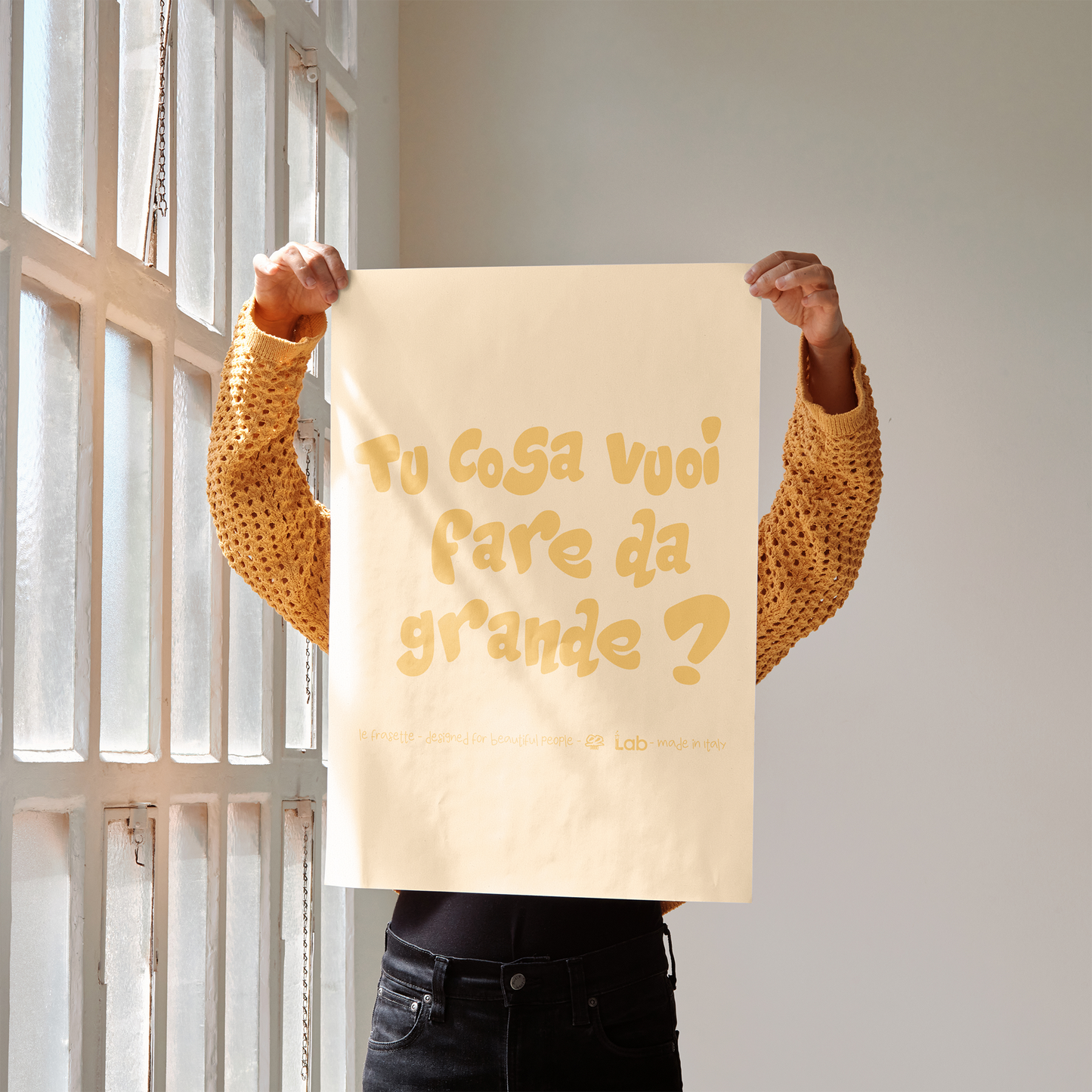 TU COSA VUOI FARE DA GRANDE? - POSTER - 50X70