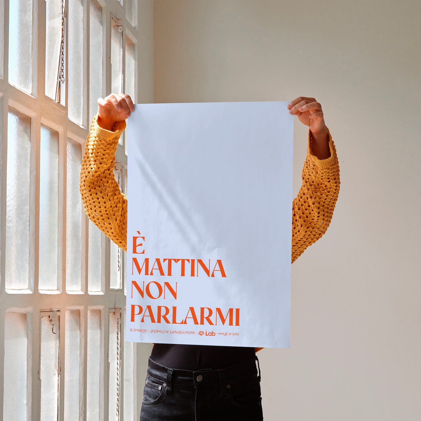 E' MATTINA NON PARLARMI - POSTER - 50X70