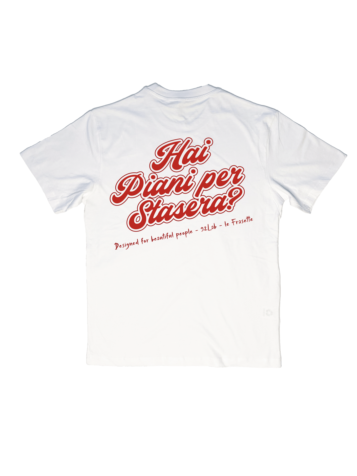 HAI PIANI PER STASERA? - WHITE