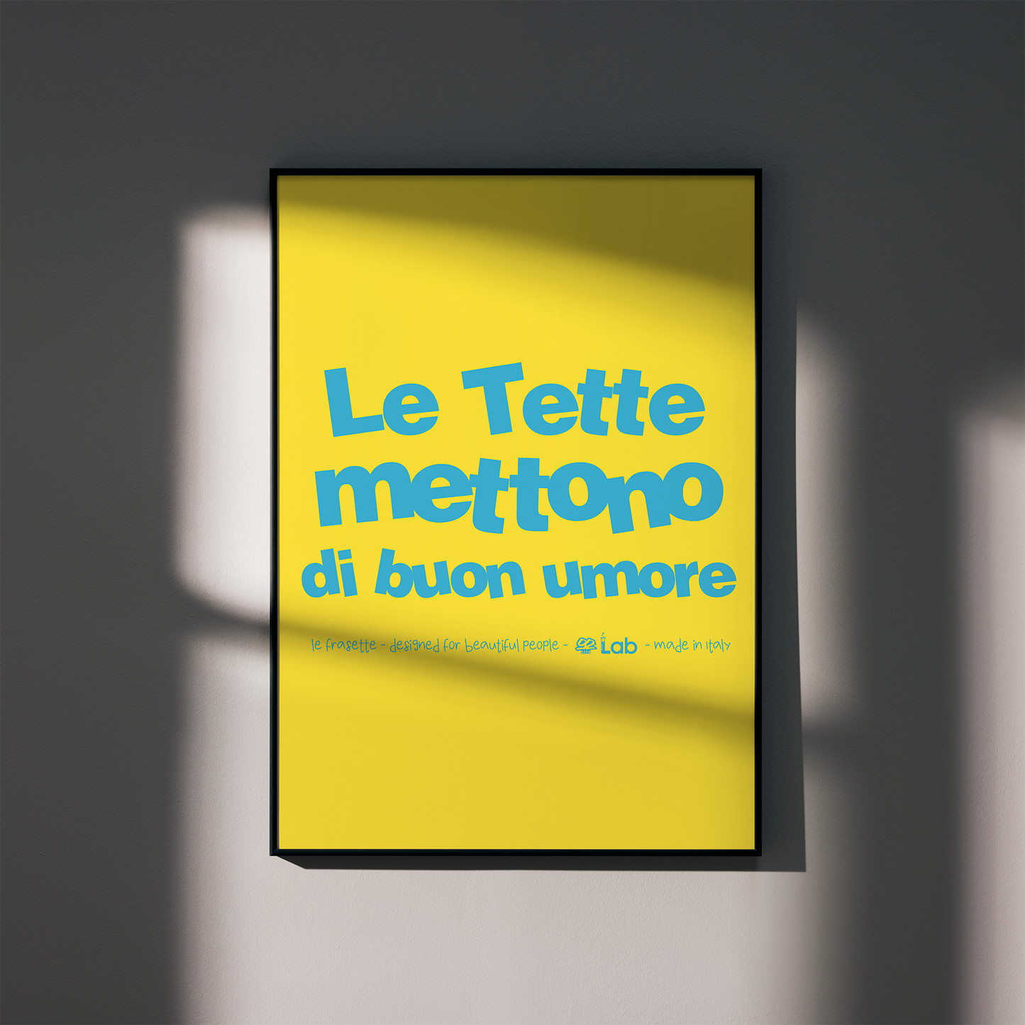 LE TETTE METTONO DI BUON UMORE - POSTER - 50X70