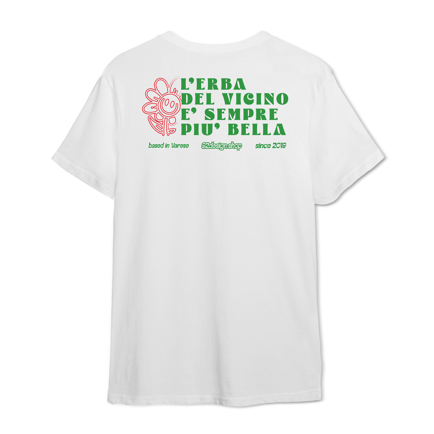 Maglia erba del vicino white