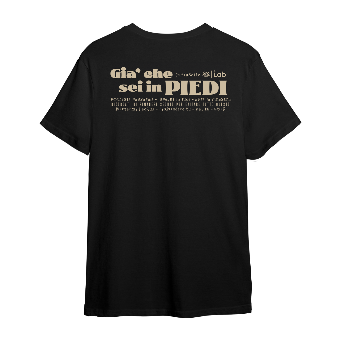 Maglia già che sei in piedi black