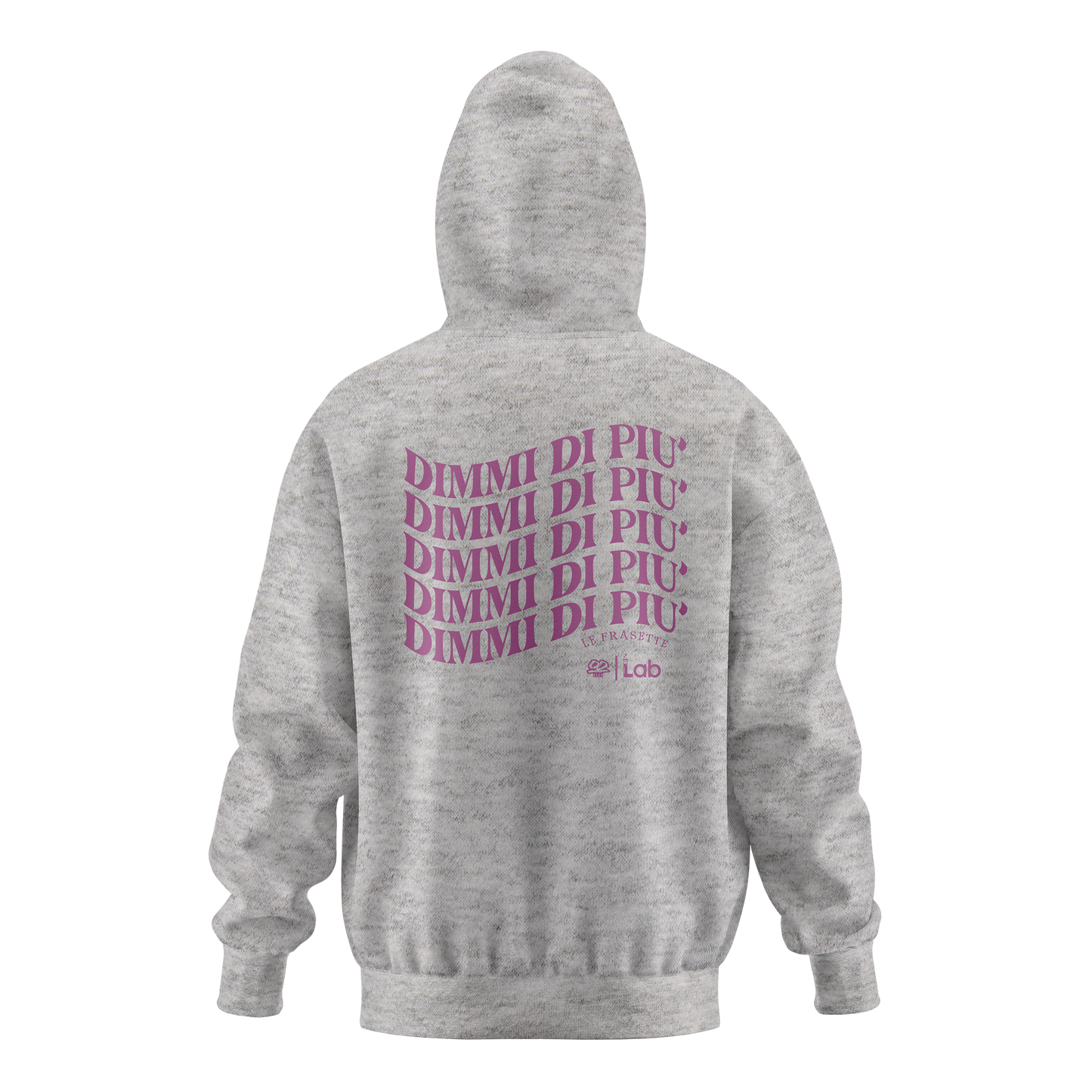 HOODIE DIMMI DI PIU' GRIGIO