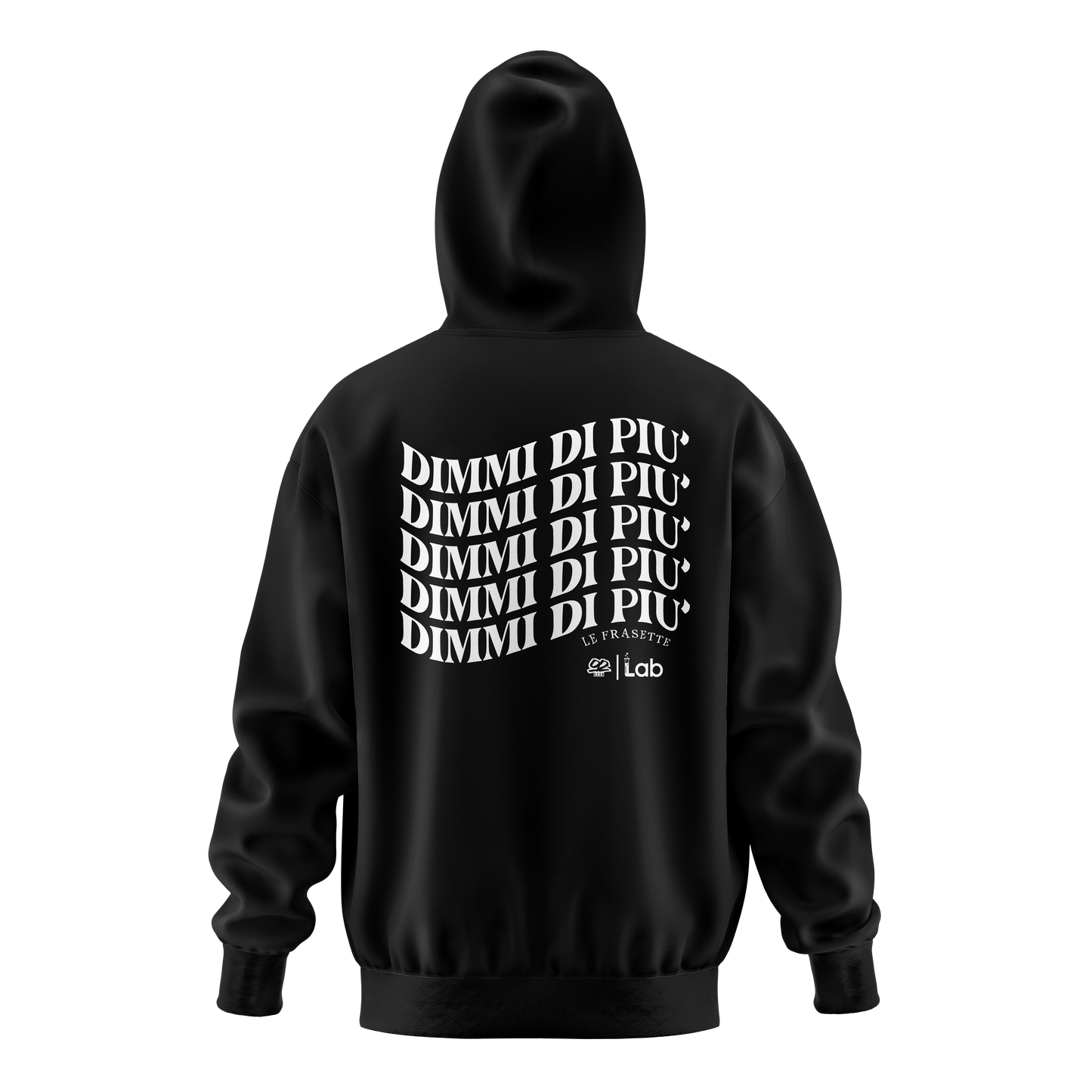 HOODIE DIMMI DI PIU' BLACK