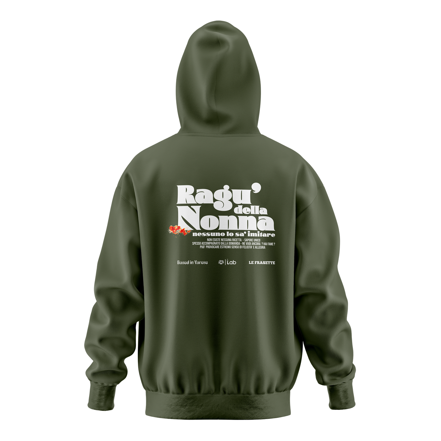 HOODIE RAGU' DELLA NONNA GREEN