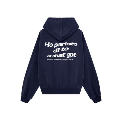 HO PARLATO DI TE A CHAT GPT  - BLU NAVY