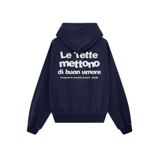 LE TETTE METTONO DI BUON UMORE - BLU NAVY