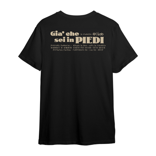 Maglia già che sei in piedi black