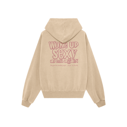 WOKE UP SEXY AS HELL AGAIN - BEIGE