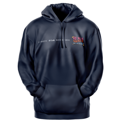 HOODIE SI MA NIENTE DI SERIO NAVY