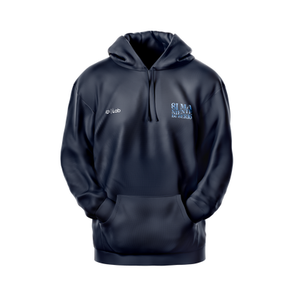 HOODIE SI MA NIENTE DI SERIO NAVY