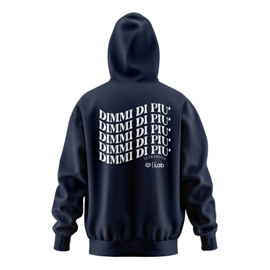 HOODIE DIMMI DI PIU' NAVY
