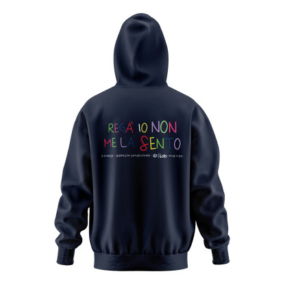 HOODIE REGA' IO NON ME LA SENTO NAVY