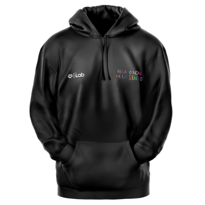 HOODIE REGA' IO NON ME LA SENTO BLACK