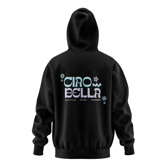 HOODIE CIAO BELLA  BLACK