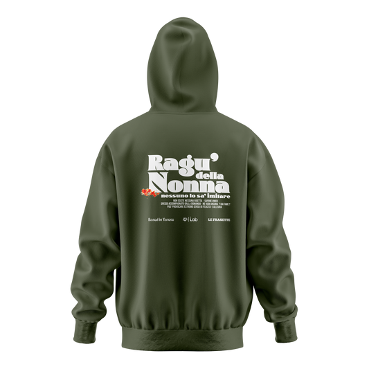 HOODIE RAGU' DELLA NONNA GREEN