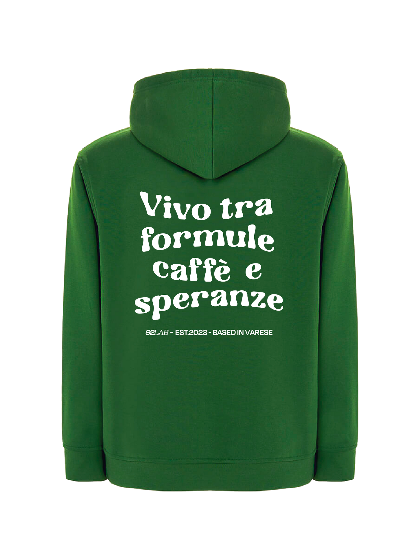 Vivo tra formule caffè e speranze   - Bottle green