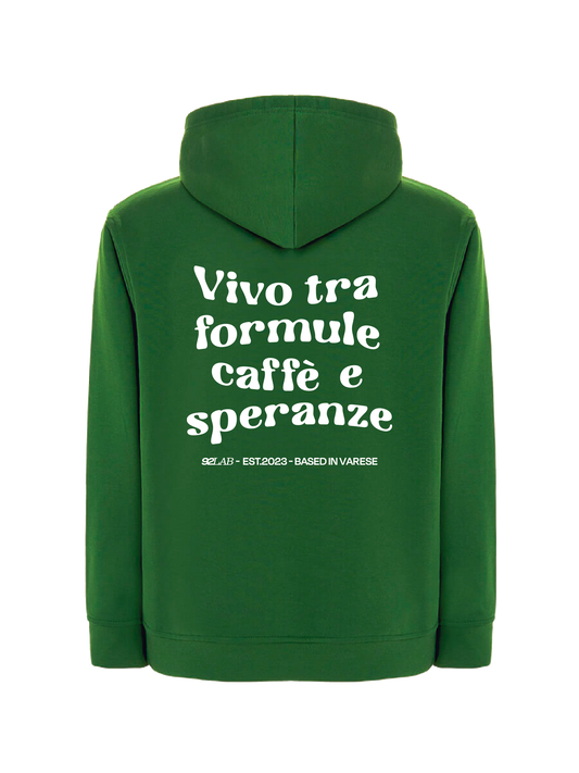 Vivo tra formule caffè e speranze   - Bottle green